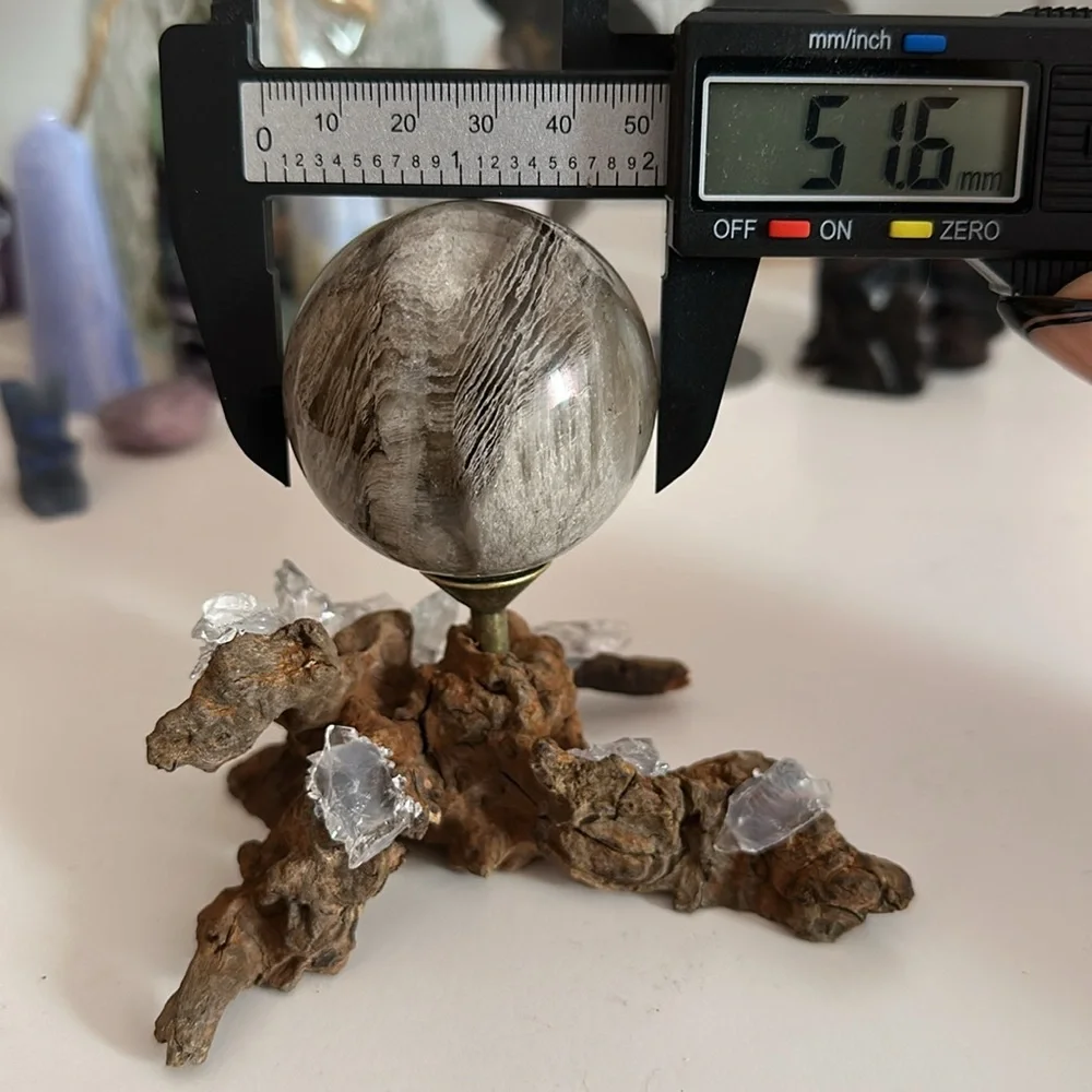 Thousand Layer Garden Quartz Sphere - Picture 4 of 4